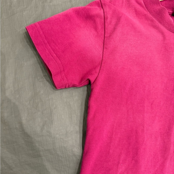 Balenciaga Kids Fuchsia Short Sleeve Tee - Picture 6 of 7